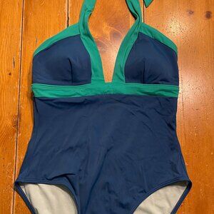 Boden one piece halter swimsuit